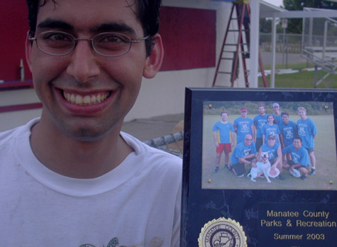 [picture: me with championship plaque