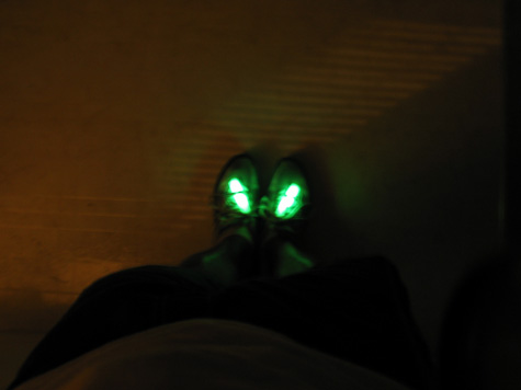 [glowsticks in my shoes]