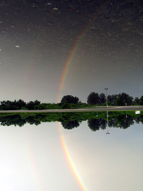 [picture: rainbow reflection]