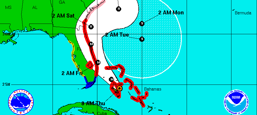Hurricane Matthew – incoming